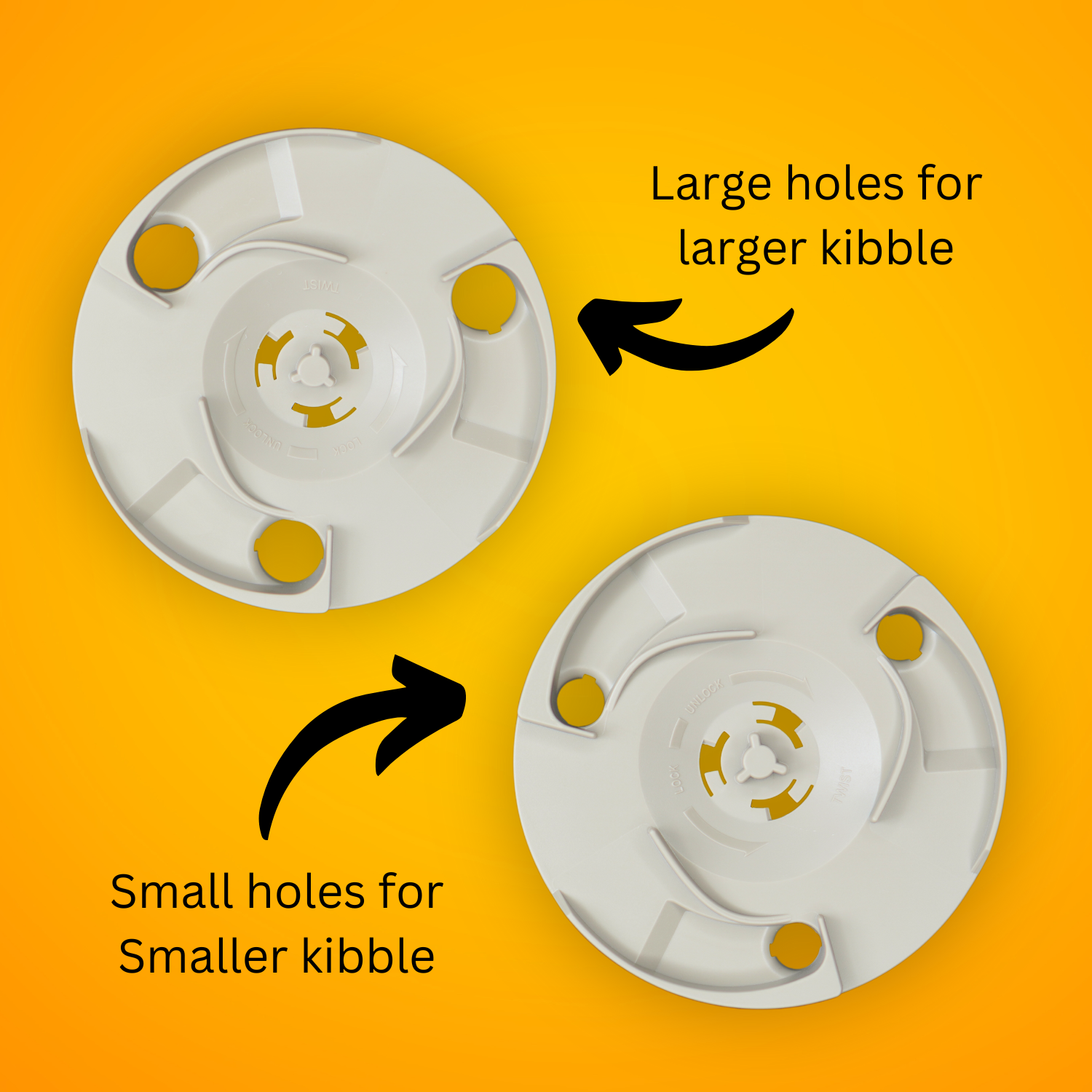 Kibble disc design graphic